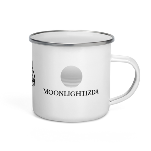 moonlightizda - Emailletasse mit Druck