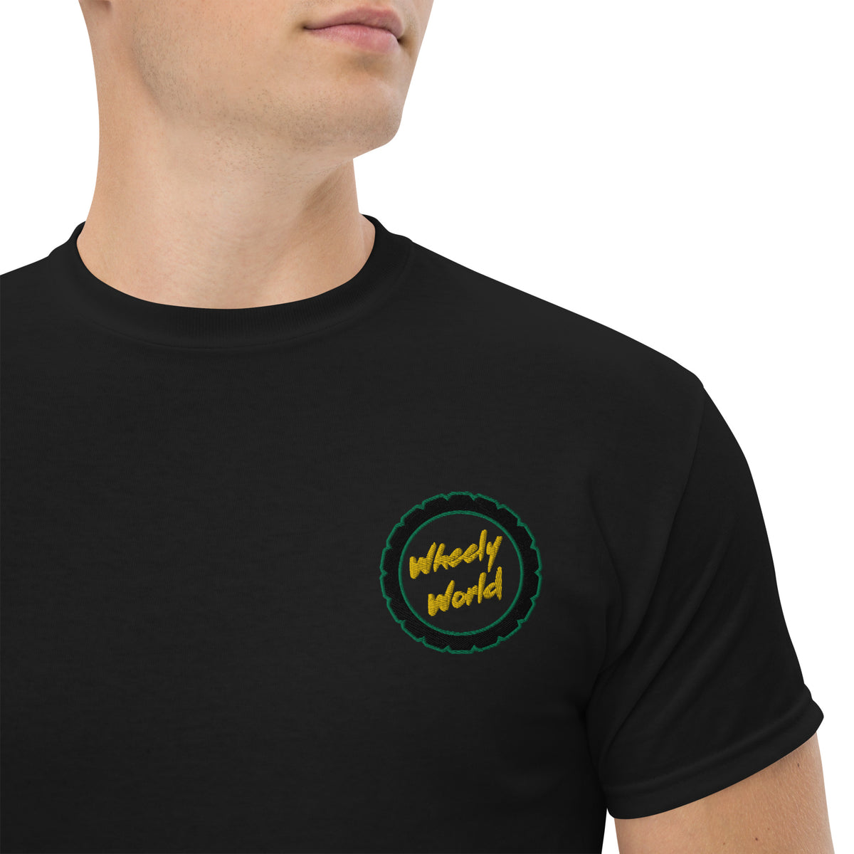 WheelyWorld - Herren-T-Shirt mit Stick