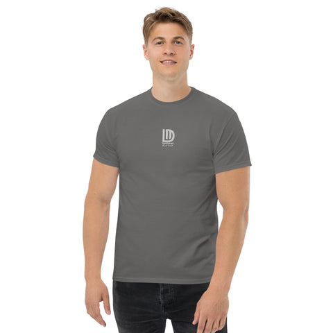 dantwire - Herren-T-Shirt mit Stick und Druck