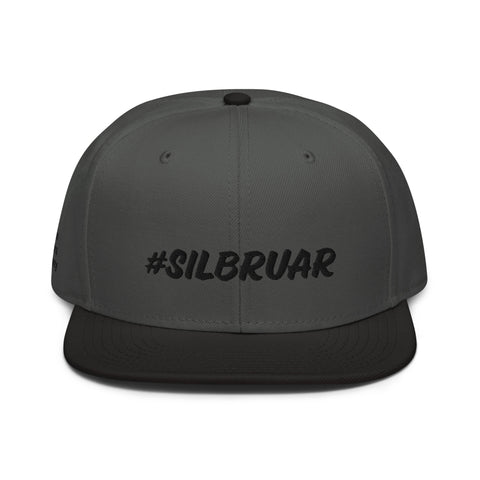 Silbruar - Snapback-Cap mit Stick