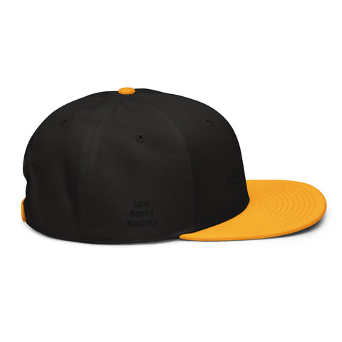 Silbruar - Snapback-Cap mit Stick