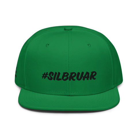 Silbruar - Snapback-Cap mit Stick