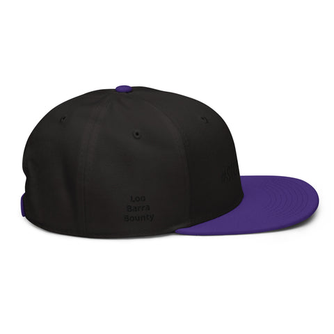 Silbruar - Snapback-Cap mit Stick