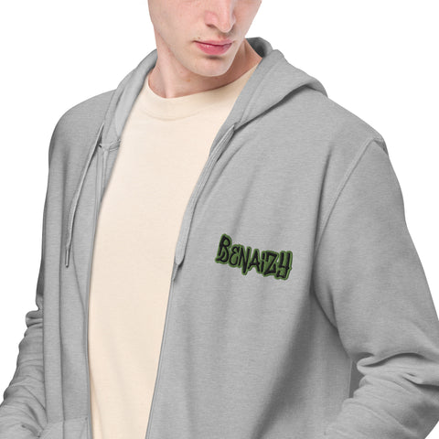 Benaizy - Unisex-Zip-Hoodie mit Stick