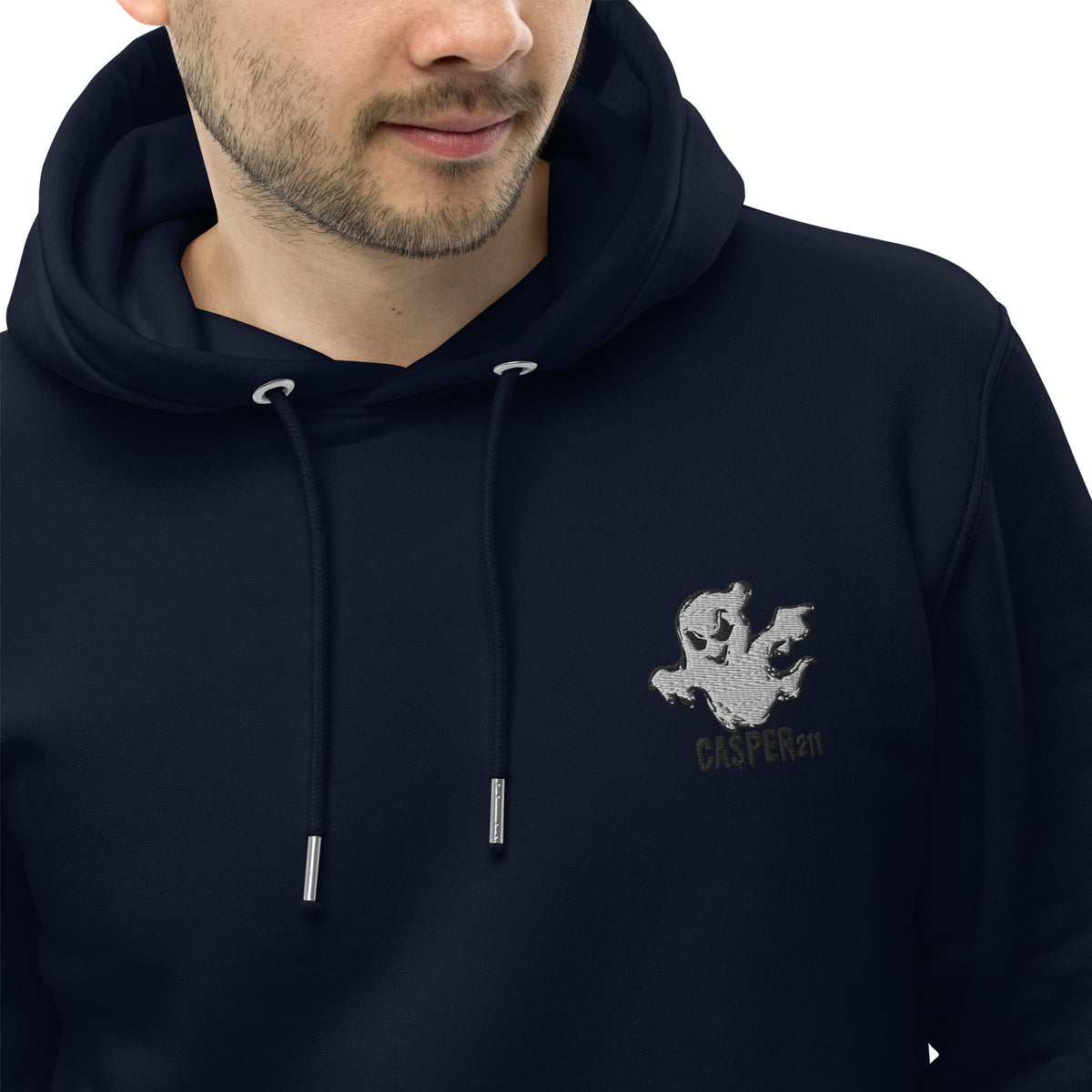 casper211tv - Unisex-Bio-Hoodie mit Stick