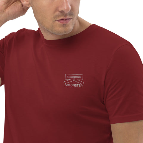 SimonsterGG - Herren-T-Shirt aus Bio-Baumwolle mit Stick