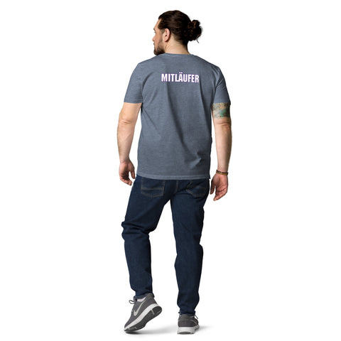 sakipan - Unisex-T-Shirt aus Bio-Baumwolle mit beidseitigem Druck