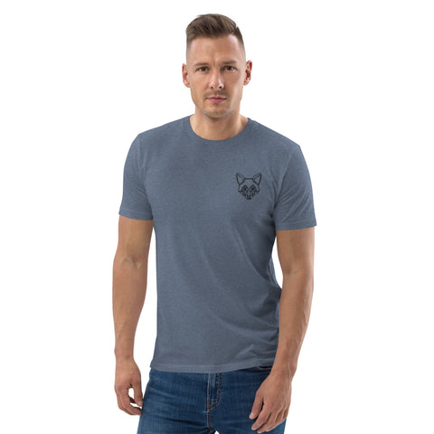 LeaKrsr - Herren-T-Shirt aus Bio-Baumwolle mit Stick und Druck