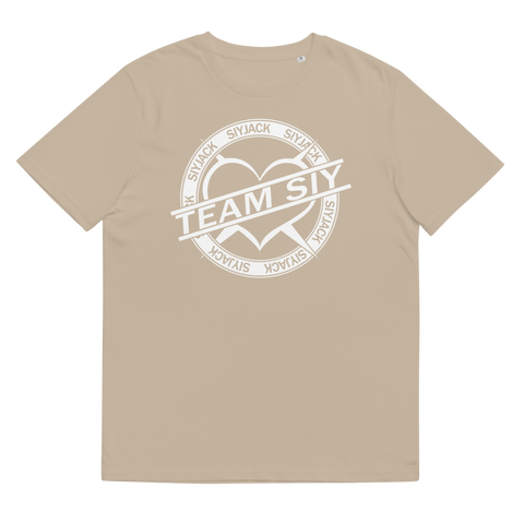 SiyJack - Herren-T-Shirt aus Bio-Baumwolle mit oversized Druck