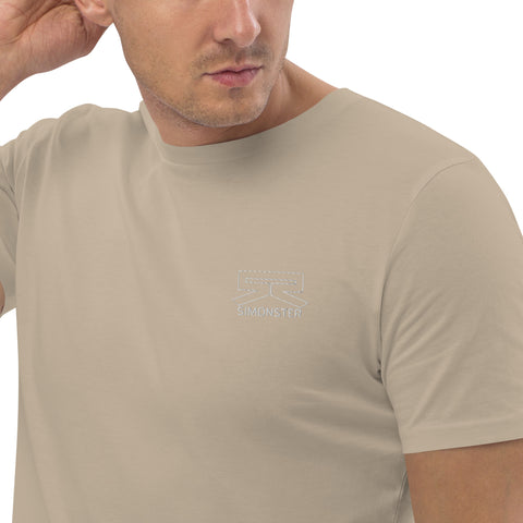 SimonsterGG - Herren-T-Shirt aus Bio-Baumwolle mit Stick