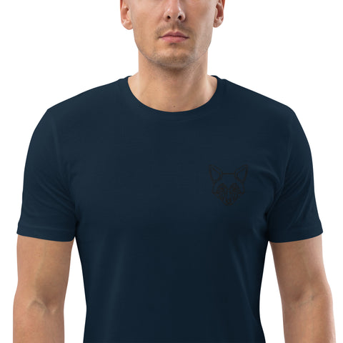 LeaKrsr - Herren-T-Shirt aus Bio-Baumwolle mit Stick und Druck