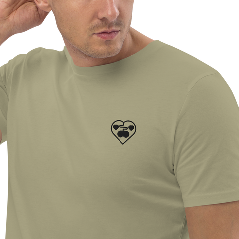 BigMasterpiece - Unisex-T-Shirt aus Bio-Baumwolle mit Stick