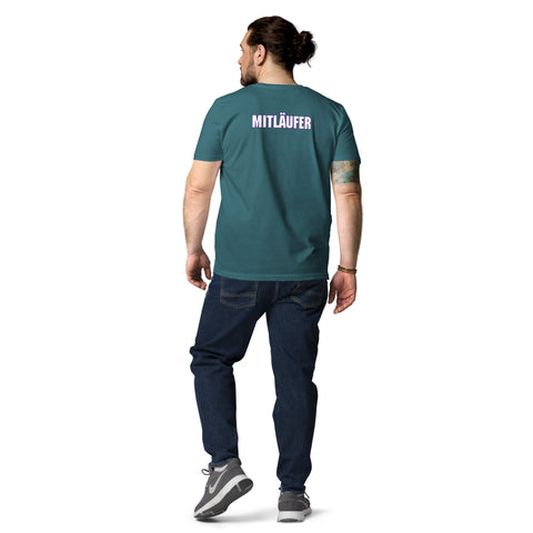 sakipan - Unisex-T-Shirt aus Bio-Baumwolle mit beidseitigem Druck