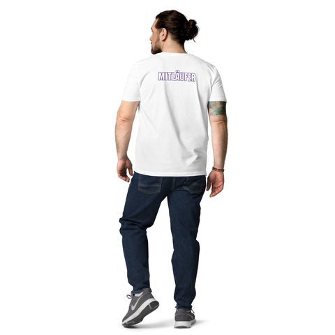 sakipan - Unisex-T-Shirt aus Bio-Baumwolle mit beidseitigem Druck