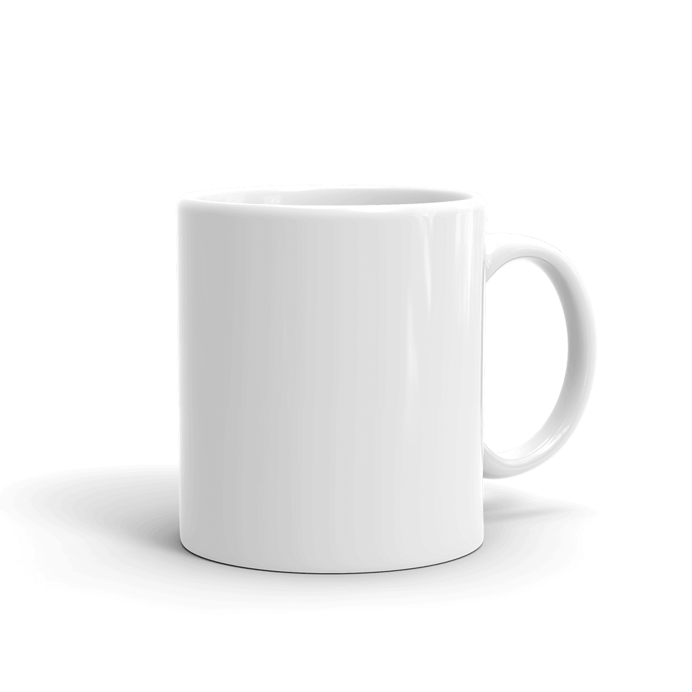 Schmier316 - Weiße, glänzende Tasse mit Logo