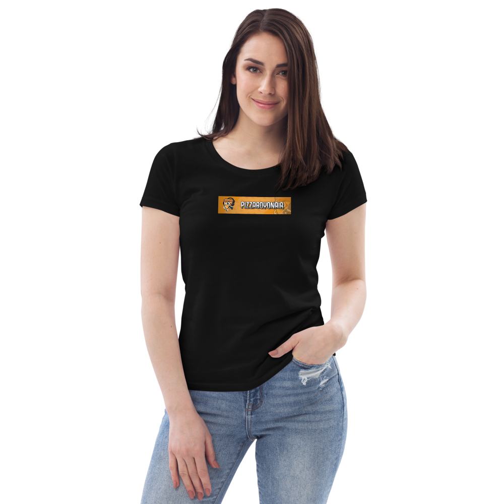 PizzaBoyOnAir - Damen T-Shirt aus 100% Bio-Baumwolle mit Druck