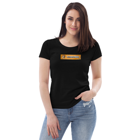 PizzaBoyOnAir - Damen T-Shirt aus 100% Bio-Baumwolle mit Druck